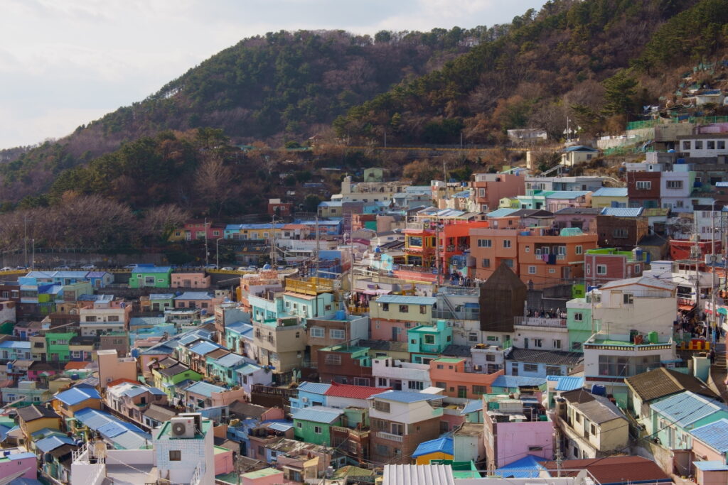 [韓國-釜山] day4 松島纜車，海田烤腸跟甘川文化村